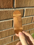 32mm handcrafted Frog Fingerboard golden brown wood deck | 5-ply