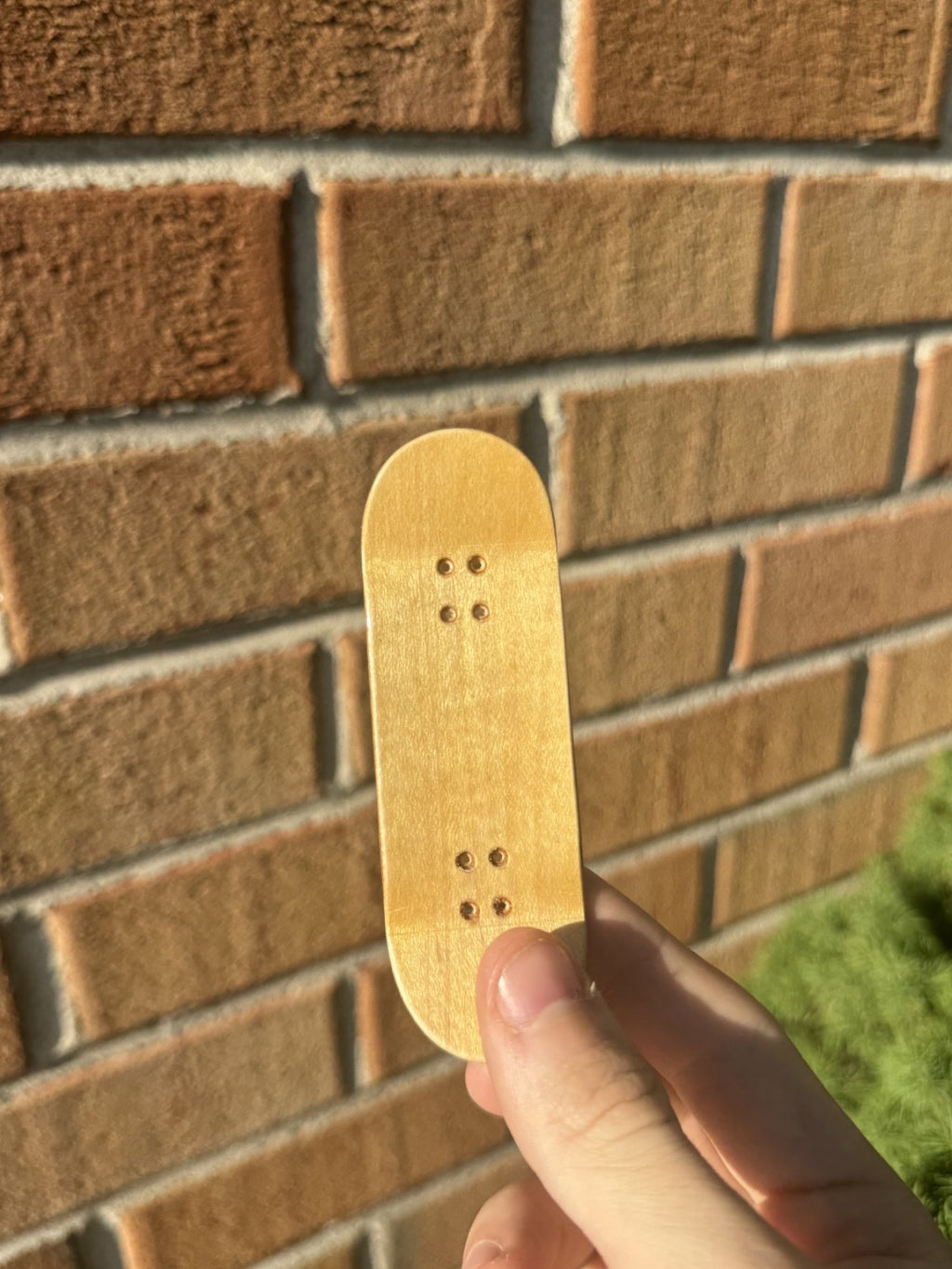 32mm handcrafted Frog Fingerboard zebra shine wooden deck | 5-ply