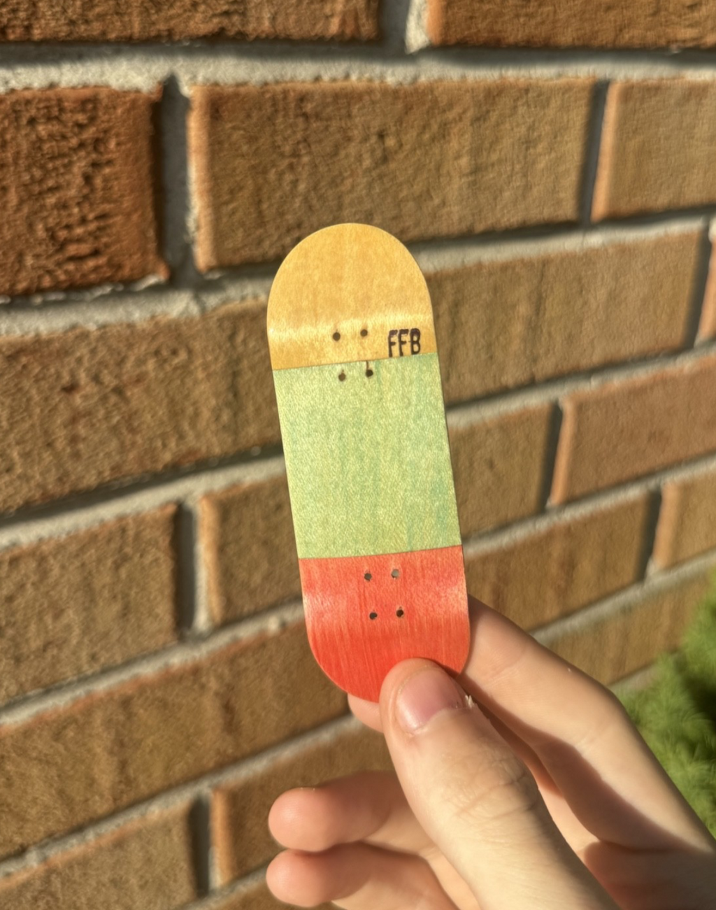 32mm handcrafted Frog Fingerboard three tone split plie | 5-ply